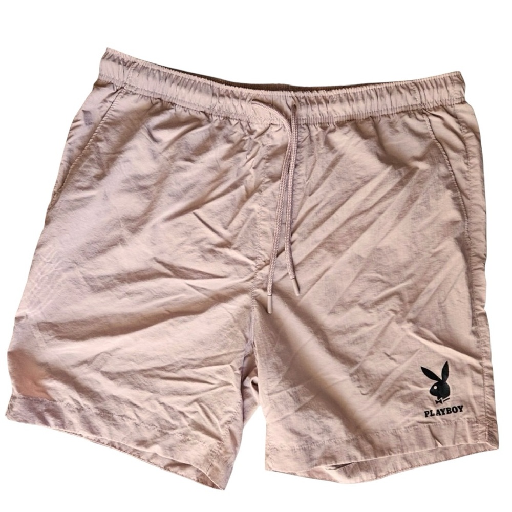Playboy By PacSun Swim Trunks Board Shorts Peach Men’s Size Medium Summer Beach‎